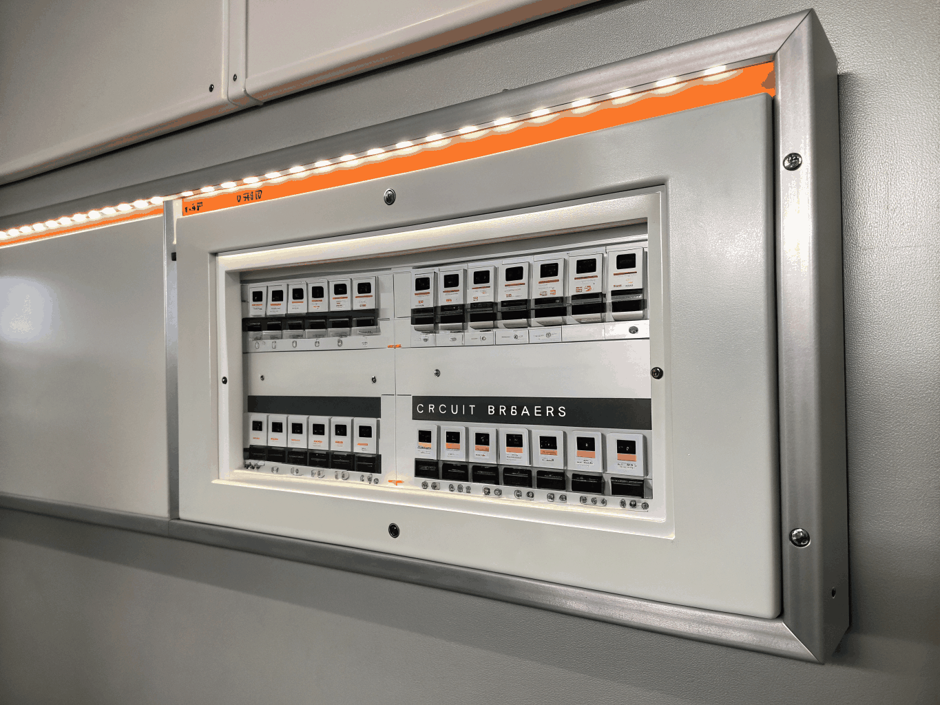Commercial electrical panel installation